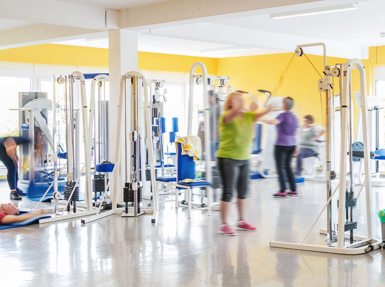 RehaSport in Schweinfurt im ambulanten RehaCentrum am Hainig